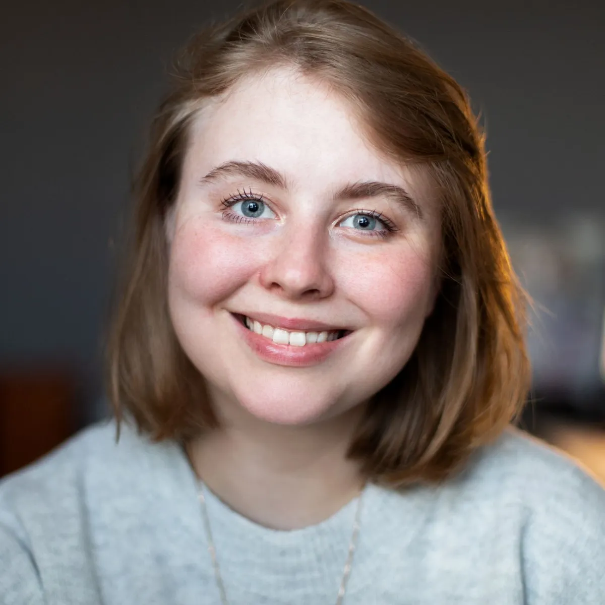 portrait of smiling corporate client woman